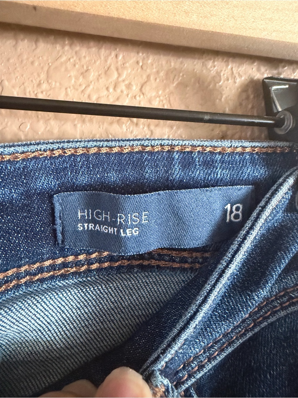 J. Jill Women’s High Rise Straight Leg Jeans Portside Wash Size 18 NWT - Picture 8 of 16